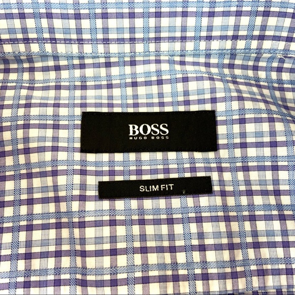 Hugo Boss Jason Plaid Slim Fit Button Down Shirt - Picture 11 of 12